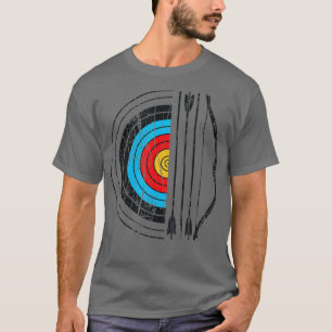 Archery Target Bow And Arrow Archer Retro Vintage  T-Shirt