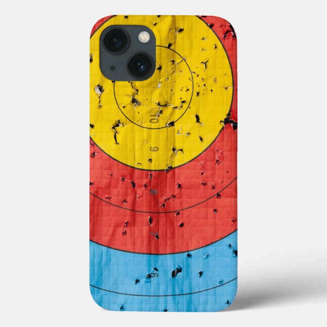 Archery target close up with many arrow holes Case-Mate iPhone case (Back)