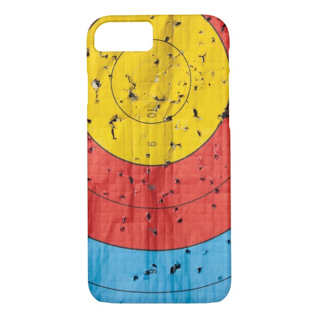 Archery target close up with many arrow holes Case-Mate iPhone case (Back)