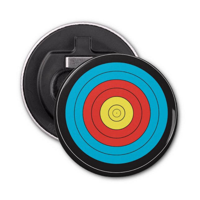 "Archery Target" design gifts and products Bottle Opener (Front)