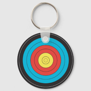 "Archery Target" design jewellery Key Ring
