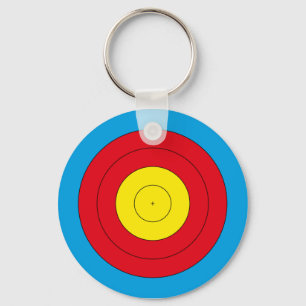 Archery target for recurve bow (FITA 20 cm) Round  Key Ring