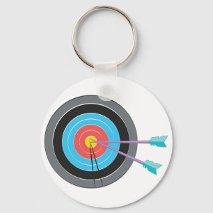 Archery Target Key Ring