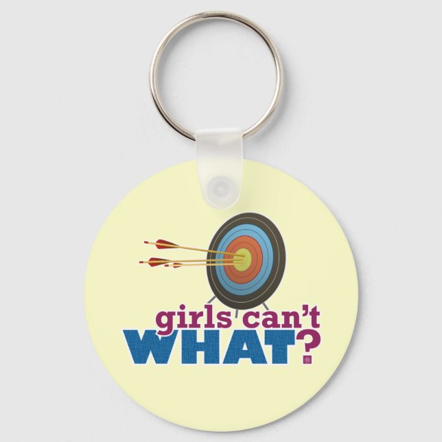 Archery Target Key Ring (Front)