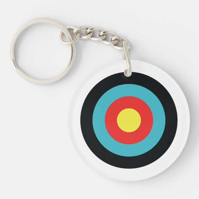 Archery Target Key Ring (Front)