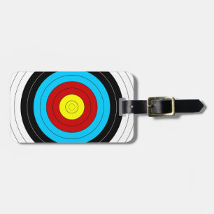 Archery Target Luggage Tag