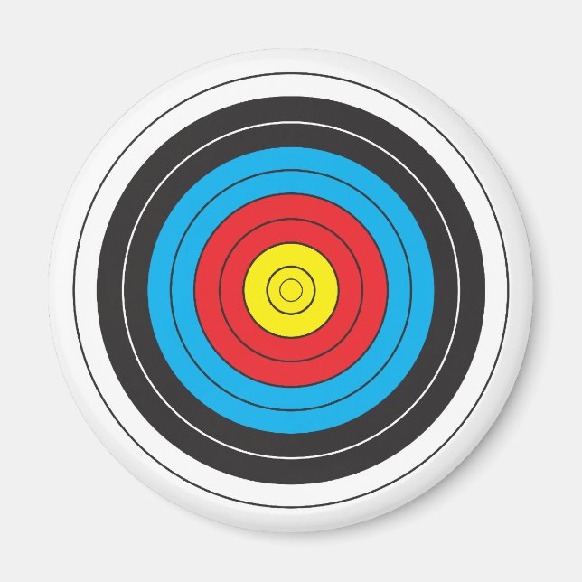 Archery Target Magnet (Front)