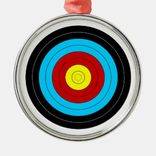 Archery Target Metal Tree Decoration