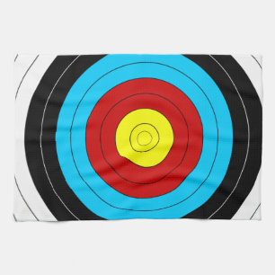 Archery Target Tea Towel