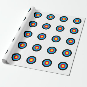 Archery Target Wrapping Paper