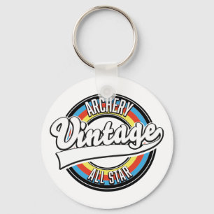 Archery vintage all star logo key ring
