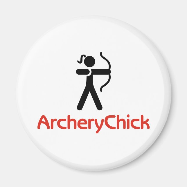 ArcheryChick Logo Magnet (Front)