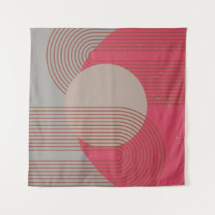arches abstract throw pillow tapestry