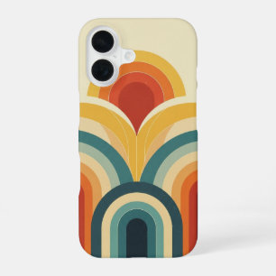 Arches de Vagues Rétro iPhone 16 Case