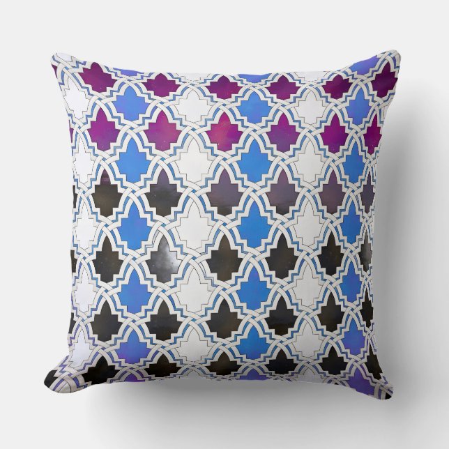 Arches Geometric Pattern Cushion (Front)