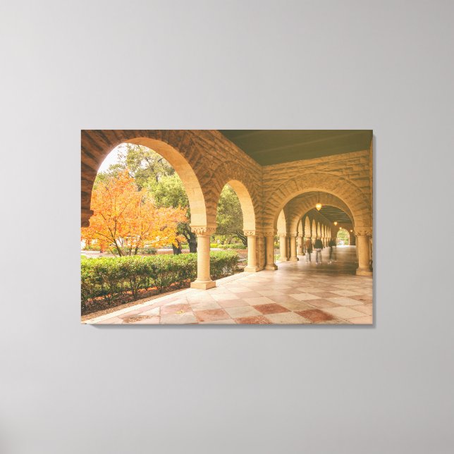 Arches Hallway Canvas Print (Front)