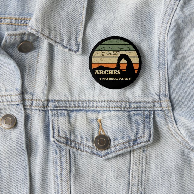 Arches national park 6 cm round badge (In Situ)