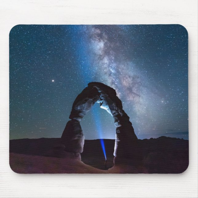 Arches National Park at night MOAB Mouse Mat (Front)