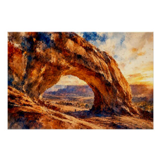 Arches National Park at Sunset, Poster