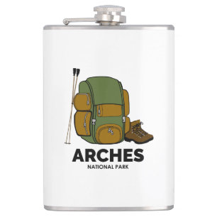 Arches National Park Backpack Hip Flask