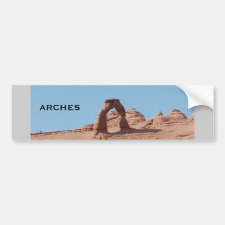 arches national park bumper sticker