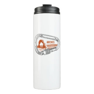 Arches National Park Climbing Carabiner Thermal Tumbler