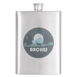 Arches National Park Deer Hip Flask