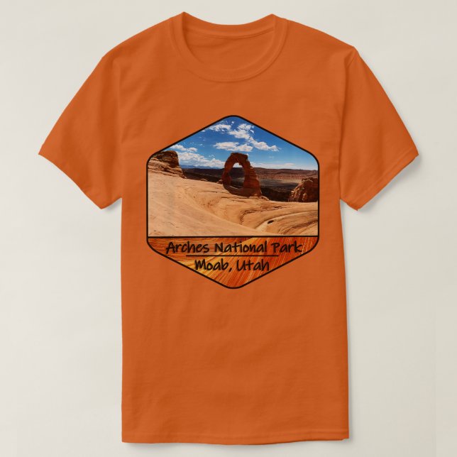 Arches National Park Delicate Arch T-Shirt (Design Front)