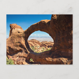 Arches National Park - Double O Arch postcard