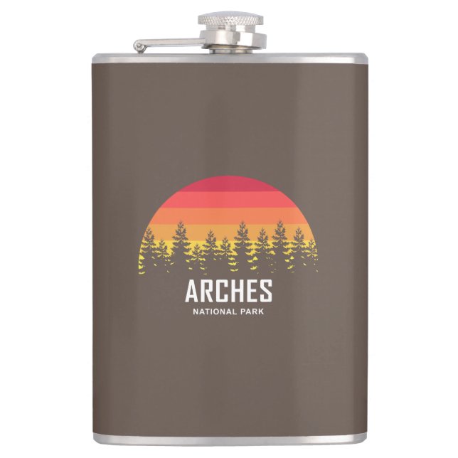 Arches National Park Hip Flask (Front)