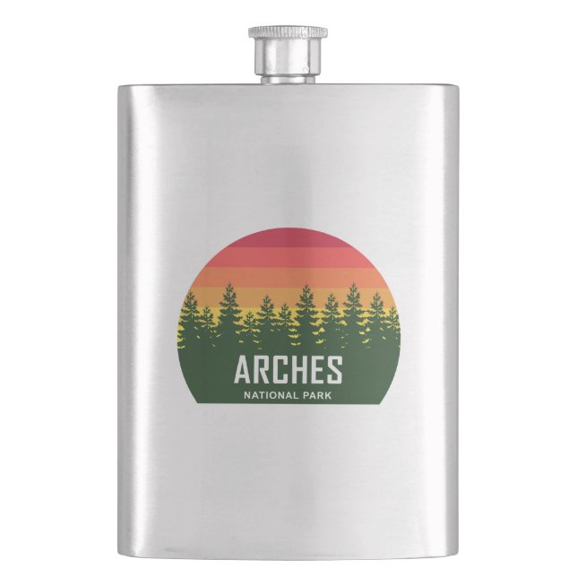 Arches National Park Hip Flask (Front)
