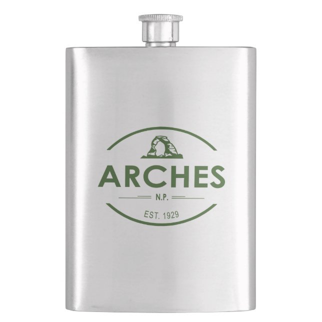 Arches National Park Hip Flask (Front)