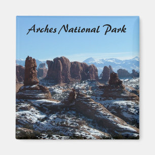 Arches National Park in Winter - magnet