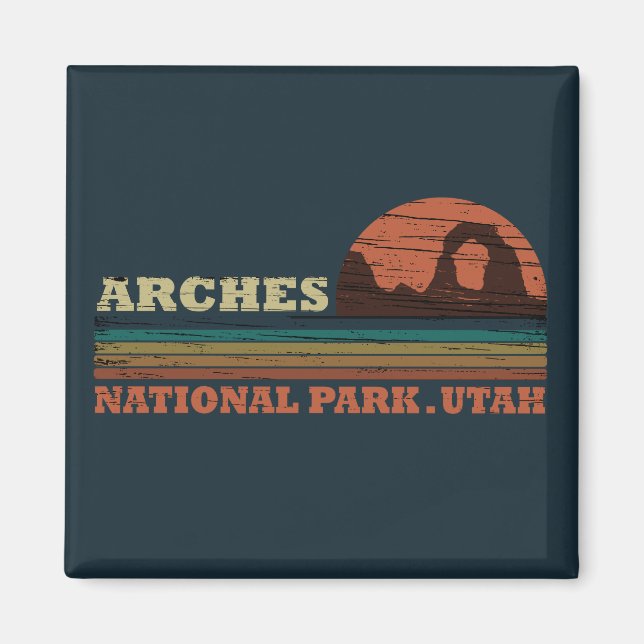 Arches national park magnet (Front)