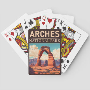 Arches National Park Moab Utah Delicate Arch Playing Cards