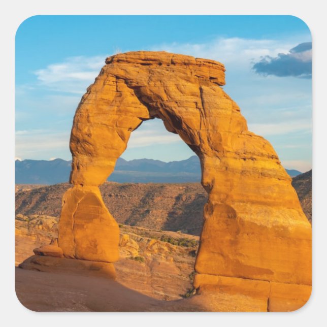 Arches National Park MOAB Utah Square Sticker (Front)