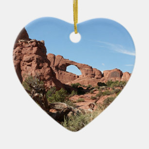 Arches National Park, near Moab, Utah, USA Ceramic Tree Decoration