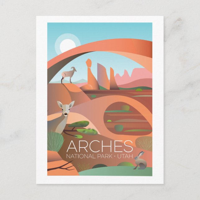 Arches National Park Postcard (Front)