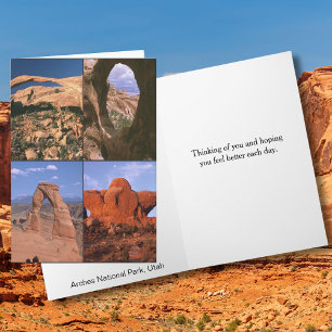 Arches National Park Sandstone Aches Utah Photos Card