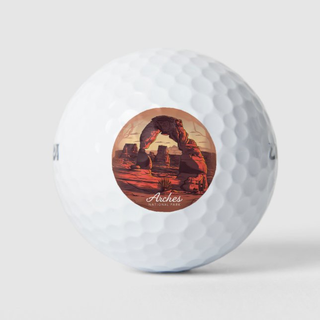 Arches National Park Sandstone Golf Balls (Front)