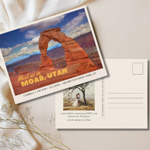 Arches National Park Save the Date Postcard