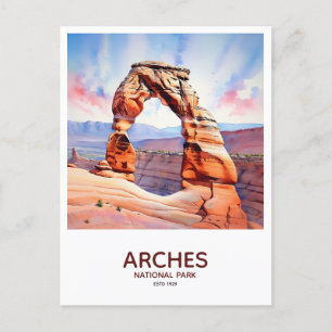 Arches National Park Save the Date Postcard