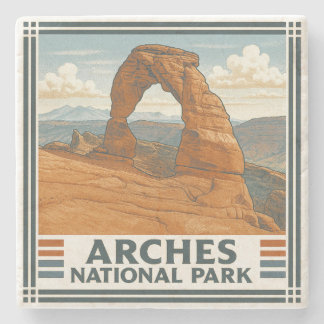Arches National Park Stone Coaster