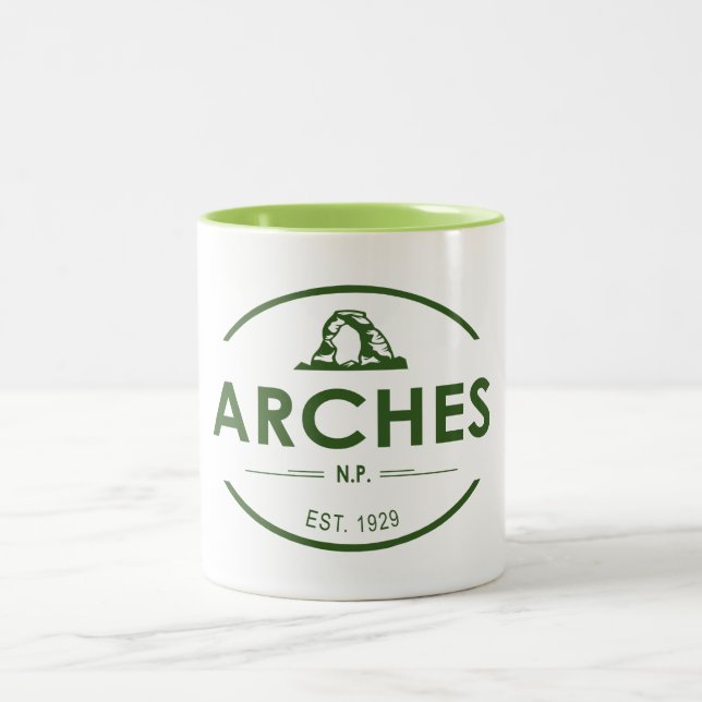 Arches National Park Two-Tone Coffee Mug (Center)