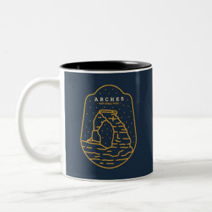 Arches National Park Two-Tone Coffee Mug