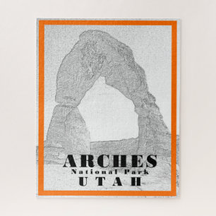 Arches National Park - Utah - 16x20 - 520 pc Jigsaw Puzzle