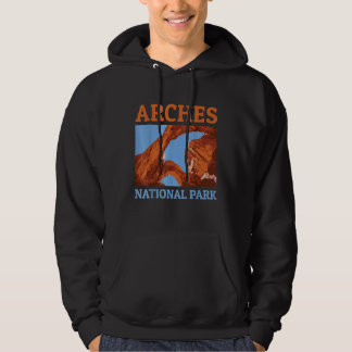 Arches National Park   Utah Camping Hiking Hoodie