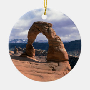Arches National Park, Utah Ceramic Tree Decoration