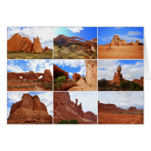 Arches National Park, Utah, Collage Card