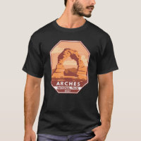 Arches National Park Utah Delicate Arch Art Retro 